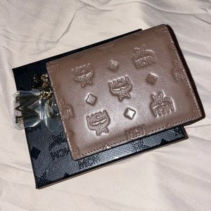 MCM Brown Small Bifold Wallet
